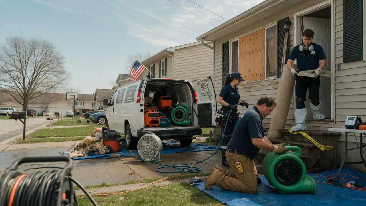 Water Damage Restoration in Moline, MI near me